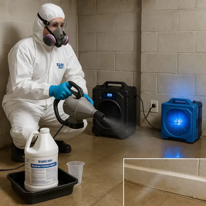 Sanitization and Odor Removal process in North English, IA