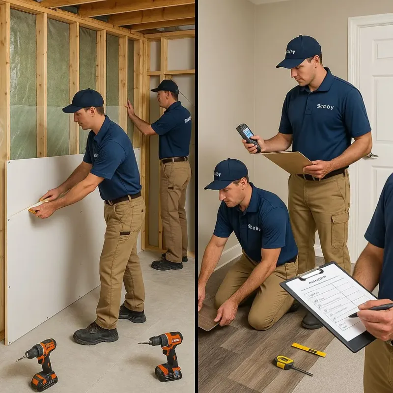Repairs and Reconstruction process in North English, IA